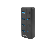Natec HUB USB 3.0 MANTIS 2 4-PORTY Z WŁĄCZNIKIEM+ZASILACZ - 1470222 - zdjęcie 4